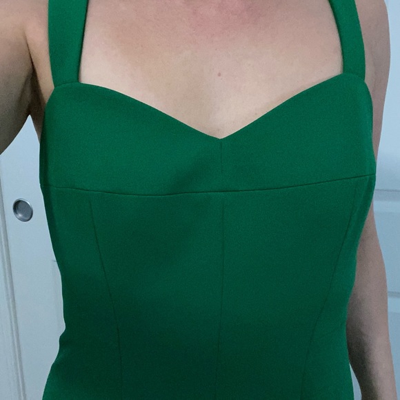 LIKE NEW Retro, Flattering Green Stitchfix Dress - Picture 4 of 8